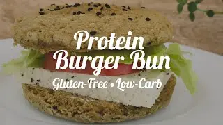 Protein Burger Bun (2-Minute High Protein Bun | Woodfood Kitchen)
