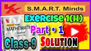 Class 9 math Chapter 1 exercise 1(h) solution video vk global, parijat jain #cbseboard #education