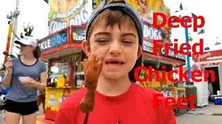 Deep Fried Chicken Feet | CNE Crazy Food (2017)