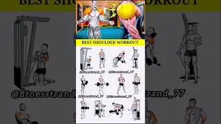 Best shoulder workout at home #shoulder #workout #homeworkout #shorts #fitnesstrend