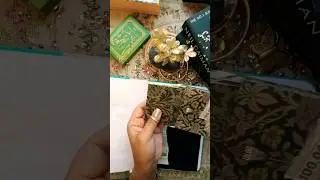 Aesthetic Journal with me Black Gold theme #shorts #journaling #asmr