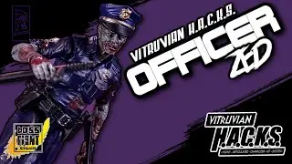 Boss Fight Studio Vitruvian H.A.C.K.S. Officer Zed Zombie Police Figure Review