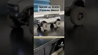 Сравнение радиусов поворота TRX4M и SCX24! 🔥🤘🏼😈