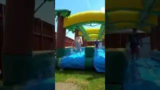 Double Lane Slip n Slide Water Slide by Firehouse Bounce