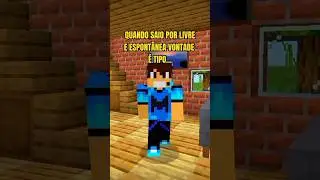 ME SINTO UM EXPLORADOR NA MATA #emalta #minecraft #games #mojang #music #qsmp #mcpe #humor #leon