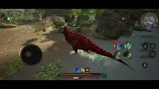 Rex achou que era aquático 😂😂 mapa riparia #Path of Titans #DOMINION SURVIVAL
