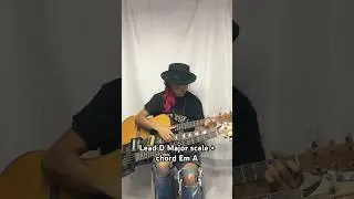 Lead D Major scale + chord Em A improvise. #soloartist  #solo #guitar