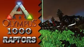 Ark Olympus S1 Ep 05 - 1000 Raptor Babies! - Ark Survival Evolved