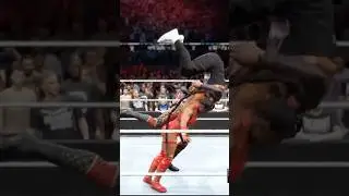 Montez ford and Bianca belair vs jimmy uso and Naomi #wwe #wwe2k25 #wrestling #wwewrestler #painful