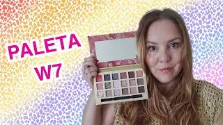 Sigo probando la PALETA DE SOMBRAS DE OJOS de W7 dupe de HUDA.