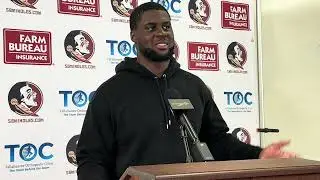 LB Omar Graham Jr. on his position group, playing in Tony White's defense, and going against Gus/O