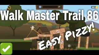 Walk Master Trail 86 with screen touch guide | Walk Master Level 86 Gameplay | Andyman Gaming
