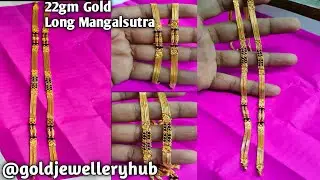 Gold Long Mangalsutra designs With Price | Gold Jewellery Hub