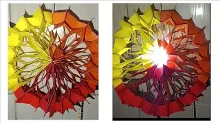 Beautiful kandil made call Makar Sankranti kandil made in 5 minutes