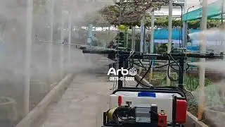 Robot PHUN THUỐC ARB tại Suối Ti&ecirc;n Farm
