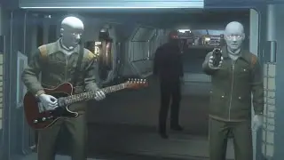 Playing Alien Isolation using a REAL Guitar **World's First**