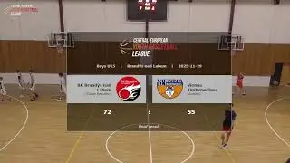 CEYBL U15, 29. 11. 2025, BK Brand&yacute;s nad Labem - Vienna Timberwolves