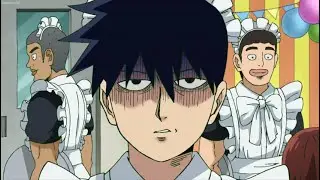 Mob's brother Ritsu crossdressing as a maid ~ Mob Psycho III ep 2