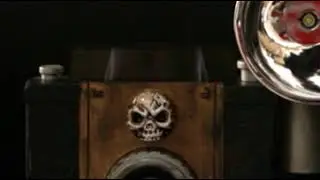 Asda online demo black animated Halloween camera