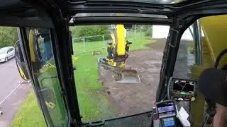 Täcker av matjord/stripping topsoil