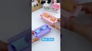 Try this Super Easy Mini Sofa Craft from Paper #diy #craft #shorts #fun #handmade   #trendingshorts