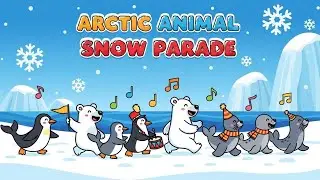 Arctic Animal Snow Parade ❄️🐧 | Fun Winter Adventure for Kids | Animagic Studio