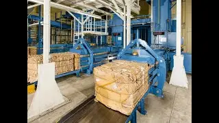 Kanalballenpresse mit Förderband / Channel Baler with Conveyor AUSTROPRESSEN