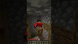 Minecraft But Every Block I Step On Gets Disappear #minecraft #shorts #funny