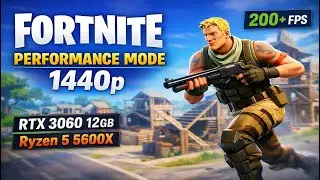 Fortnite Performance Mode Benchmark &mdash; RTX 3060 12GB & Ryzen 5 5600X | 1440p FPS Test