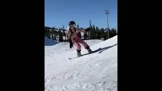 girls snowboarding