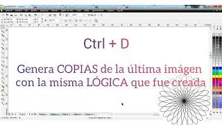 Generando figuras a partir de Mayus/Ctrl+D en Corel