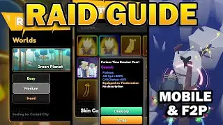 Raid Guide Skins Bonus and Chest Locations with F2P & Mobile Guide in Anime Champions Simulator