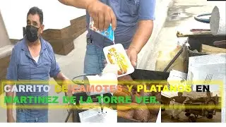 &iquest;SABES COMO SE PREPARAN LOS DELICIOSOS CAMOTES Y PLATANOS ASADOS? AQUI TE LO MOSTRAMOS.