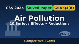 Air Pollution: Serious Effects and Ways for Reduction