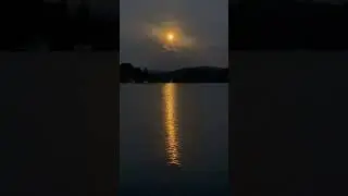 Full Moon Over Lake Burton, Georgia &mdash; Night Reflections