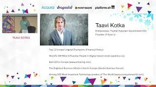 KEYNOTE - What are the next big things for Digital Societies? Taavi Kotka