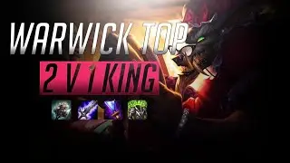 *2v1 KING* WARWICK TOP LANE | season 10 | League of Legends