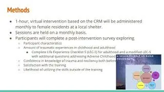 Understanding the utility and acceptability of resiliency training among women in Flint, MI