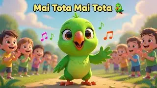 Mai Tota Mai Tota | Fun Kids Rhyme in Urdu | Cute Parrot Song for Children