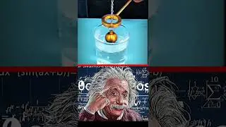 copper ball gets smaller when cooled down 🔥 #sigma #physics #experiment #alberteinstein #shorts