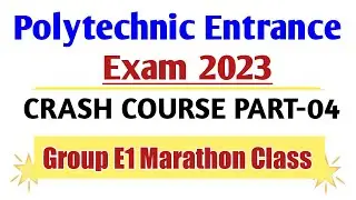 up polytechnic entrance exam preparation 2023 group E1 Biology Live Class marathon -01
