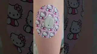 Dexcom Change w/ Hello Kitty #diabetes #t1d #type1diabetes #dexcom #dexcomg7 #diabadass #hellokitty