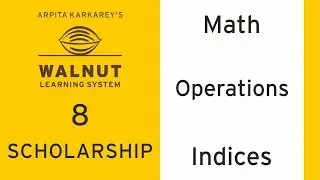 8 Scholarship - Math - Operations - Indices