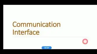 Communication Interface (AM&ES, 17EC62)