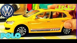 IS IT DIECAST??? VW Polo unboxing 1/32 scale realistic miniature model car #unboxingtoys #toys #cars