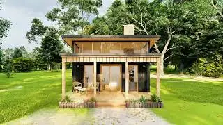 This 20x20 Tiny Home Feels Huge &ndash; Modern Rustic Design You&rsquo;ll Love!😍