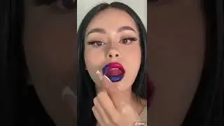 Omg!😳.blue lip stain 😳