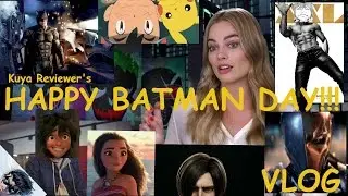 Vlog: Batman Day! Ryan Potter as Robin! Margot Robbie CoProducing Harley Quinn Film!