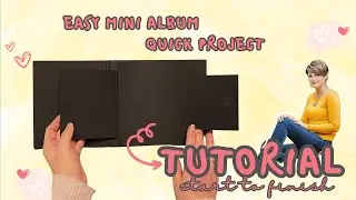 FREE Easy Mini Album Tutorial (Start to Finish) | Quick Beginner Project | 6x6 Paper Pad | 2026