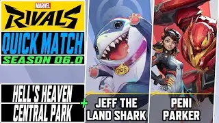 Marvel Rivals | Jeff The Land Shark | Peni Parker | S6.0 | Gameplay 185